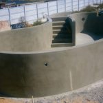 Concrete pool structure