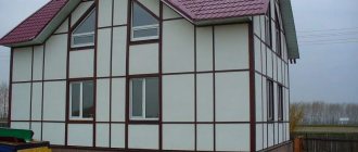 Дом с фасадом из гипсокартона