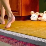 electric floor heating for a summer house
