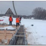 foundation at sub-zero temperatures