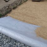 geotextile for garden path