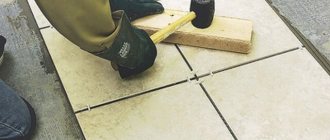 How to lay tiles on a wall correctly - master class on tiling a bathroom