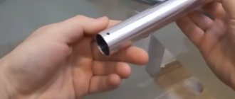 How to make a barbell for a laser level (level) with your own hands