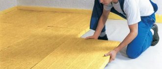 Installation of floor soundproofing