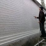 Application of thermal paint for wall insulation