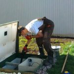 Septic tank cleaning and minor repairs