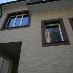 Finishing a house with fiber cement panels