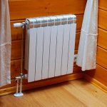 Heating in a wooden house