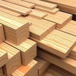 Lumber of different sizes