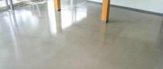 recommended thickness of self-leveling floor