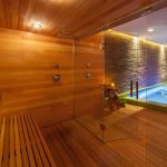 Sauna with swimming pool under one roof