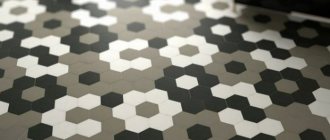 hexagon floor tiles
