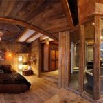 Chalet-style bedroom: interior design and photos